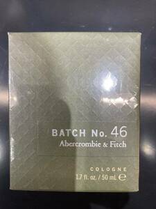 Abercrombie&Fitch BATCH No.46 cologne アバクロ 香水　『国内入手困難』　新品未開封　ジャンク　50ml フィアースよりもかなり希少　