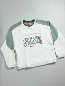 X870/NIKE/ナイキ/90s/銀タグ/ビッグロゴ/ドロップショルダー/ドルマン袖/スウェットシャツ/トレーナー/メンズ/Mサイズ/ビッグシルエット/