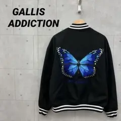 GALLIS ADDICTION スタジャン バタフライ ブラック Mサイズ