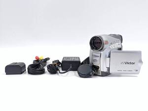 ★☆ダビングに最適！ 中古 良品 動作確認済 Victor ビクター デジタルビデオカメラ GR-D250 miniDV テープ 対応機器 S-1027-4☆★