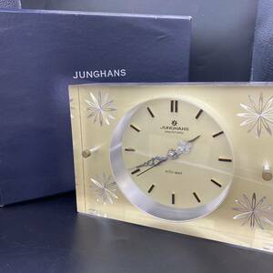 動作未確認　JUNGHANS ユンハンス 置き時計 　アナログ　no.51