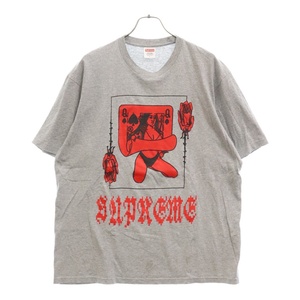 SUPREME シュプリーム 19AW Queen Tee クイーン 半袖Tシャツ カットソー グレー