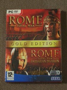 Rome: Total War Gold Edition PC DVD-ROM / Rome Total War Exp.: Alexander PC CD-ROM (Sega U.K.) 2 本セット