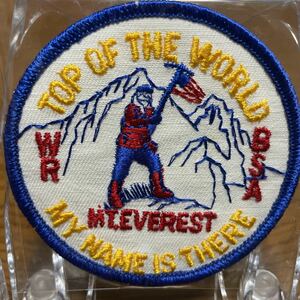 ボーイスカウト 刺繍 ワッペン アメリカ USA BSA コレクション ビンテージ キッズ BSWP-392 エベレスト　登山　サンプル　貴重　試作品