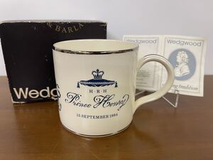 【未使用】 WEDG WOOD ウエッジウッド 1000個限定生産品　ヘンリー王子誕生記念大型マグカップ 希少品