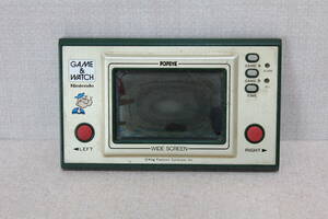 ☆★ai■GAME&WATCH WIDE SCREEN ゲームウオッチ POPEYE ポパイ PP-23 Nintendo 任天堂