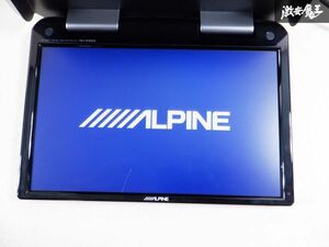 保証付 ALPINE アルパイン ANH10W アルファード 前期 10.2インチ 天井 フリップダウンモニター TMX-R1050S 棚E10