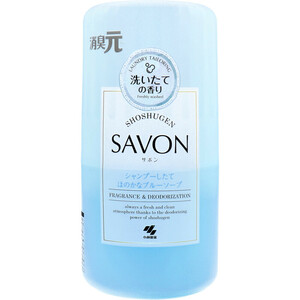 まとめ得 消臭元 SAVON シャンプーしたてほのかなブルーソープ 400mL x [16個] /k