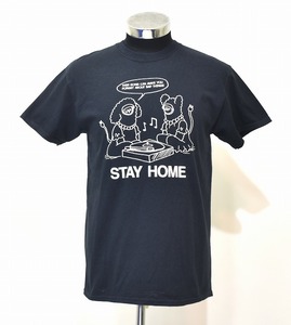 UNDERCOVER（アンダーカバー）STAY HOME TEE S/S 半袖 プリント クルーネック 限定 ステイホーム 黒 BLACK M UCY9824