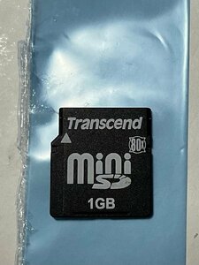 Transcend 　トランセンド miniSDカード 1GB 1枚 フォーマット済み 動作確認済みジャンク品