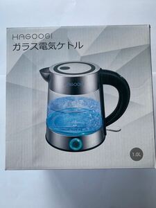 HAGOOGI 電気ケトル ガラス 1.0L