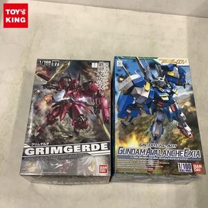 1円〜 バンダイ 1/100 ガンダムアヴァランチエクシア、グリムゲルデ