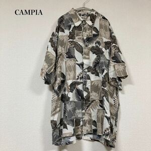 90s ヴィンテージ CAMPIA アロハシャツ 半袖 XL