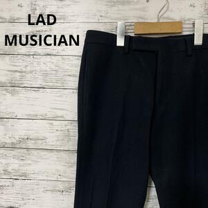 LAD MUSICIAN ウールスラックス シンプル 黒 42