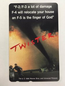 テレホンカード テレカ 50度数 TWISTER ツイスター 未使用 2