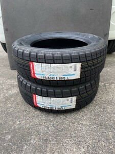 203-6)195/60R15 ナンカンAW-1 新品2本セット！2021年製在庫品格安！スタッドレスタイヤ！