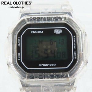 G-SHOCK/Gショック エリック ヘイズ 40周年記念 クリアスケルトン 腕時計/ウォッチ DW-5040RX-7JR /000