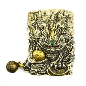 1円【一般中古】ZIPPO ジッポ/ライター 獅子/75