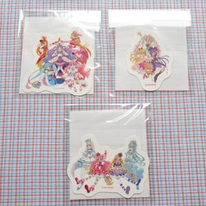 プリキュアカフェ わんだふるぷりきゅあ・ひろがるスカイプリキュア・魔法つかいプリキュア ステッカーセット タワレコ