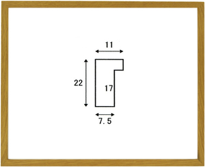 OA額縁 ポスターパネル 木製フレーム オーク11 B2サイズ