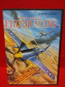 【中古】【正規品】メガドライブ専用ソフト FIRE MUSTANG（ファイアームスタング） 動作確認済