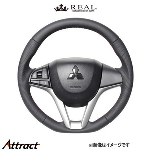 レアル ステアリング オリジナルシリーズ(オールレザー)スペーシア カスタム MK53S SZC-LPB-RD REAL