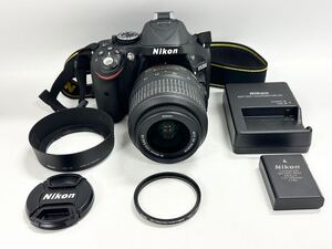 【1Y2】1円スタート Nikon D5200 ニコン レンズ Nikon AF-S DX NIKKOR 18-55mm 1:3.5-5.6G VR デジタルカメラ デジカメ デジタル一眼