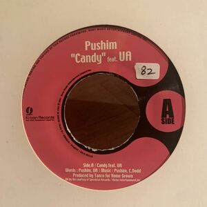 EP【良品】人気 希少 reggae 和ラバーズ PUSHIM feat UA プシン ウア CANDY 2001年 USプレス オリジナル ジャパレゲ