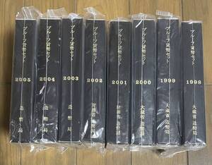 プルーフ貨幣セット 造幣局 硬貨 額面 666円8ヶ　1998〜2005各年１個ずつ　個別袋入