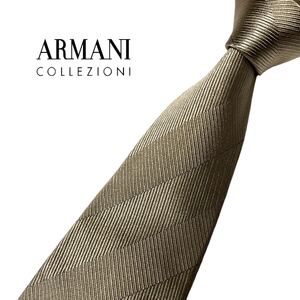 ARMANI COLLEZIONI ネクタイ レジメンタル風柄 ストライプ風柄 アルマーニ コレッツォーニ USED 中古 m1559