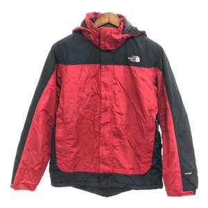 THE NORTH FACE ノースフェイス HYVENT 中綿 マウンテンジャケット 防水 アウトドア レッド (メンズ L) 中古 古着 P6089