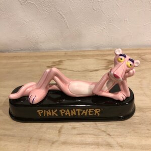 ピンクパンサー　黒　寝そべり　The Pink Panther　陶器　雑貨　置物　ビンテージ　レトロ　インテリア　管理001・５