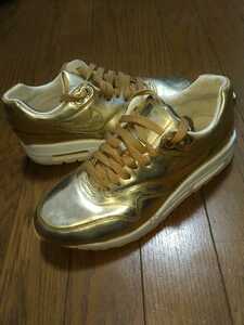 入手困難　NIKE AIR MAX 1 SP Liquid GOLD ナイキ　ウィメンズ　エアマックス　1 リキッドゴールド　23.0cm 616170 700 送料無料