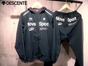 DESCENTE デサント Move Sportムーブスポーツ クールトランスファー フーデッド クロス トレーニングジャケットxパンツL/上下セット/メンズ