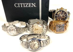 ★ BP ★　１円　CITIZEN　シチズン　メンズ　レディース　腕時計　5本セット　まとめ　ジャンク 【時計】【中古】