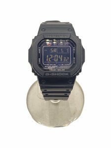 CASIO◆クォーツ腕時計・G-SHOCK/デジタル/ラバー/BLK/BLK/SS