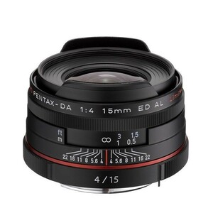 中古 １年保証 美品 PENTAX HD DA 15mm F4 ED AL Limited ブラック