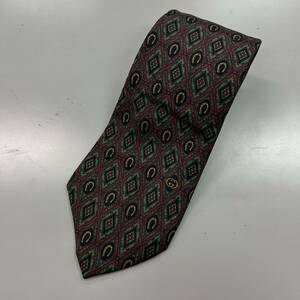 GUCCI グッチ 総柄 ネクタイ シルク silk イタリア製 伊 ビジネス 襟締 えりじめ 紳士 メンズ 高級 tie a41