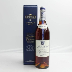 1円~MARTELL（マーテル）コルドンブルー エクストラオールド 300周年記念 スリムボトル 40％ 700ml G24K130010