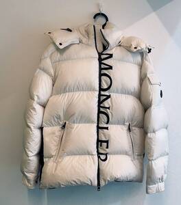 【3256 0108】☆中古品☆ モンクレール　ダウンジャケット　マウレス　MONCLER ホワイト