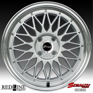 ■ ステルスレーシング ME01 ■ 16x5.5J　軽四用/人気のメッシュ!!　Hankook 165/45R16 タイヤ付4本セット