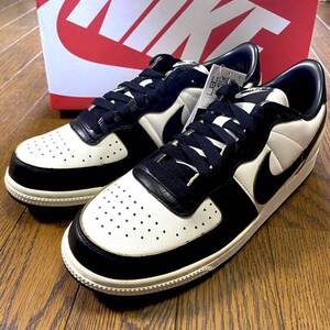 新品 NIKE(ナイキ)TERMINATOR LOW ターミネーター ロー パンダ 黒ｘ白 クロコ型押し 27