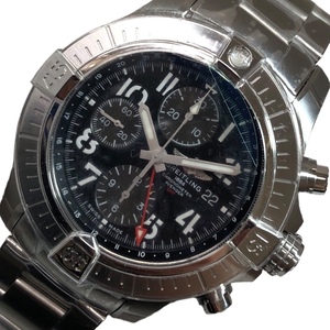 ブライトリング BREITLING アベンジャー クロノグラフ GMT 45 A24315101B1A1 ステンレススチール 腕時計 メンズ 中古