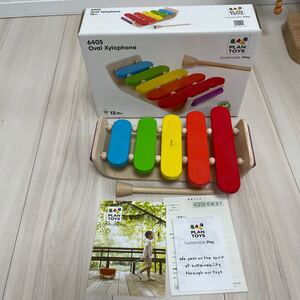 【新品同様】PLAN TOYS Oval Xylophone プラントイ　シロフォン　木琴