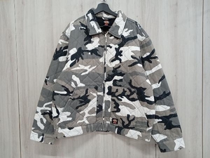 Supreme 21AW Dickies Quilted work JKT キルティングジャケット XLサイズ シュプリーム ディッキーズ グレー カモフラ