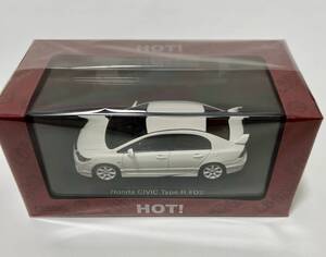 未使用品 EBBRO HOT! 1/43 HONDA ホンダ CIVIC シビック Type R FD2 ホワイト WHITE 