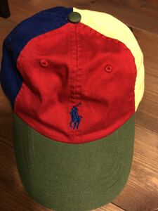 POLO RALPH LAUREN レア 未使用 ポロ ラルフローレン ビームス 別注 マルチ 3 ポニー キャップ　新品　未使用