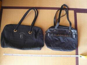 LANCEL NINO CERRUTI 　　　 ブランドバッグ２点まとめて　黒