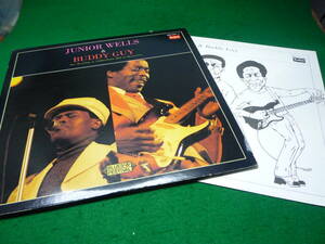 ♪送料込/USED/JUNIOR WELLS(ジュニア ウェルズ) & BUDDY GUY(バディ ガイ) ライブ2枚組 郵便貯金ホール1975年/ブルースレコード♪