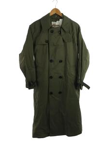 Barbour◆ベルテッドコート/タグ付き/玉虫色/トレンチコート/36/コットン/カーキ/2001005